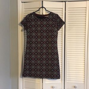 Loft short sleeve quilted dress.
